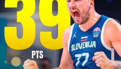 亚冠-东契奇狂砍39分 创欧锦赛1/4决赛历史球员单场得分纪录